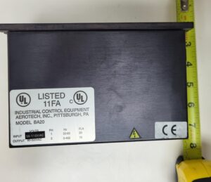 AEROTECH SERVO AMPLIFIER BA20 - Image 2
