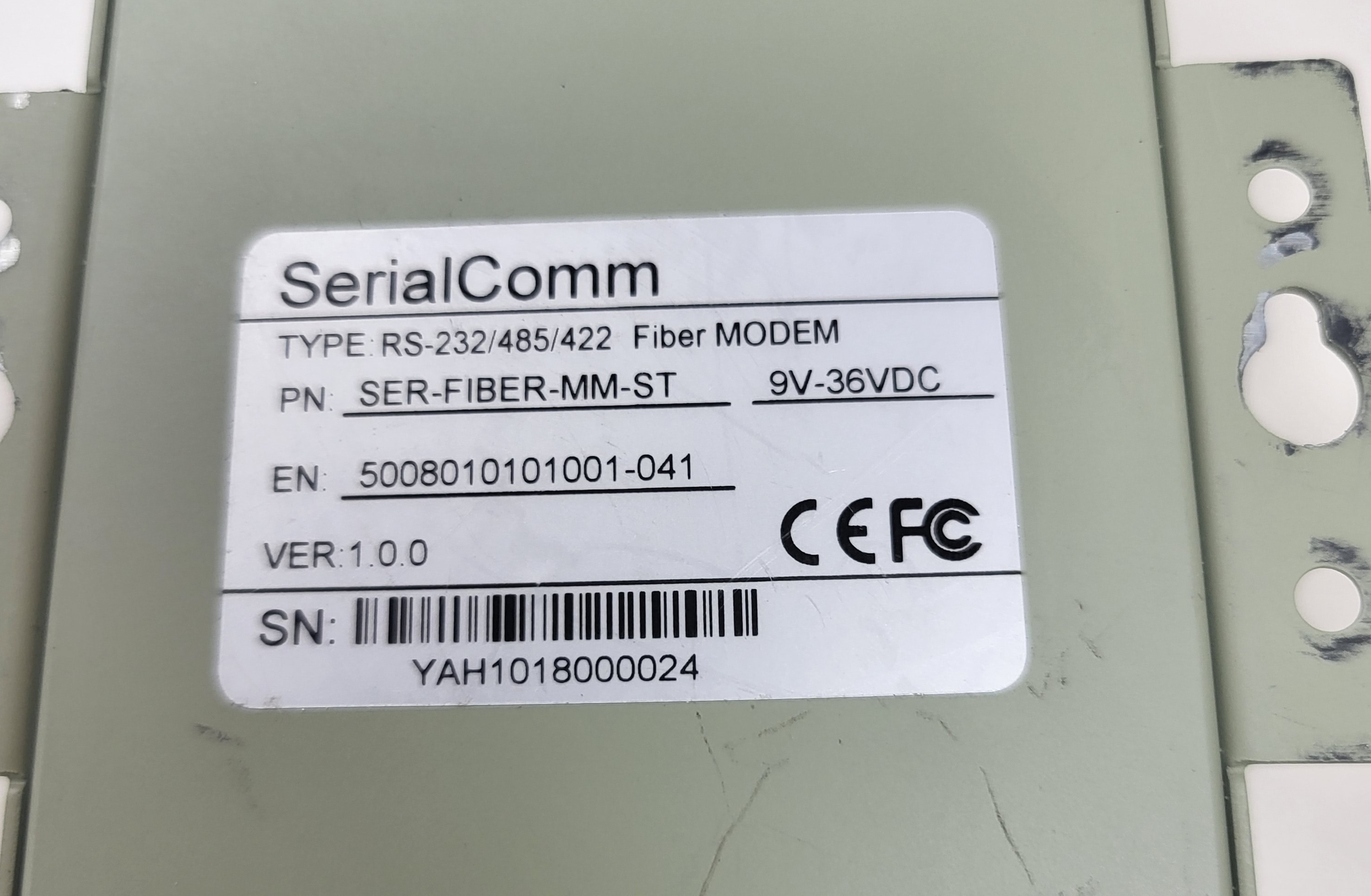 ASYNCHRONOUS FIBER OPTIC CONVERTER INDUSTRIAL RS-232/RS-485/RS-422(LOT OF 2) - Image 5
