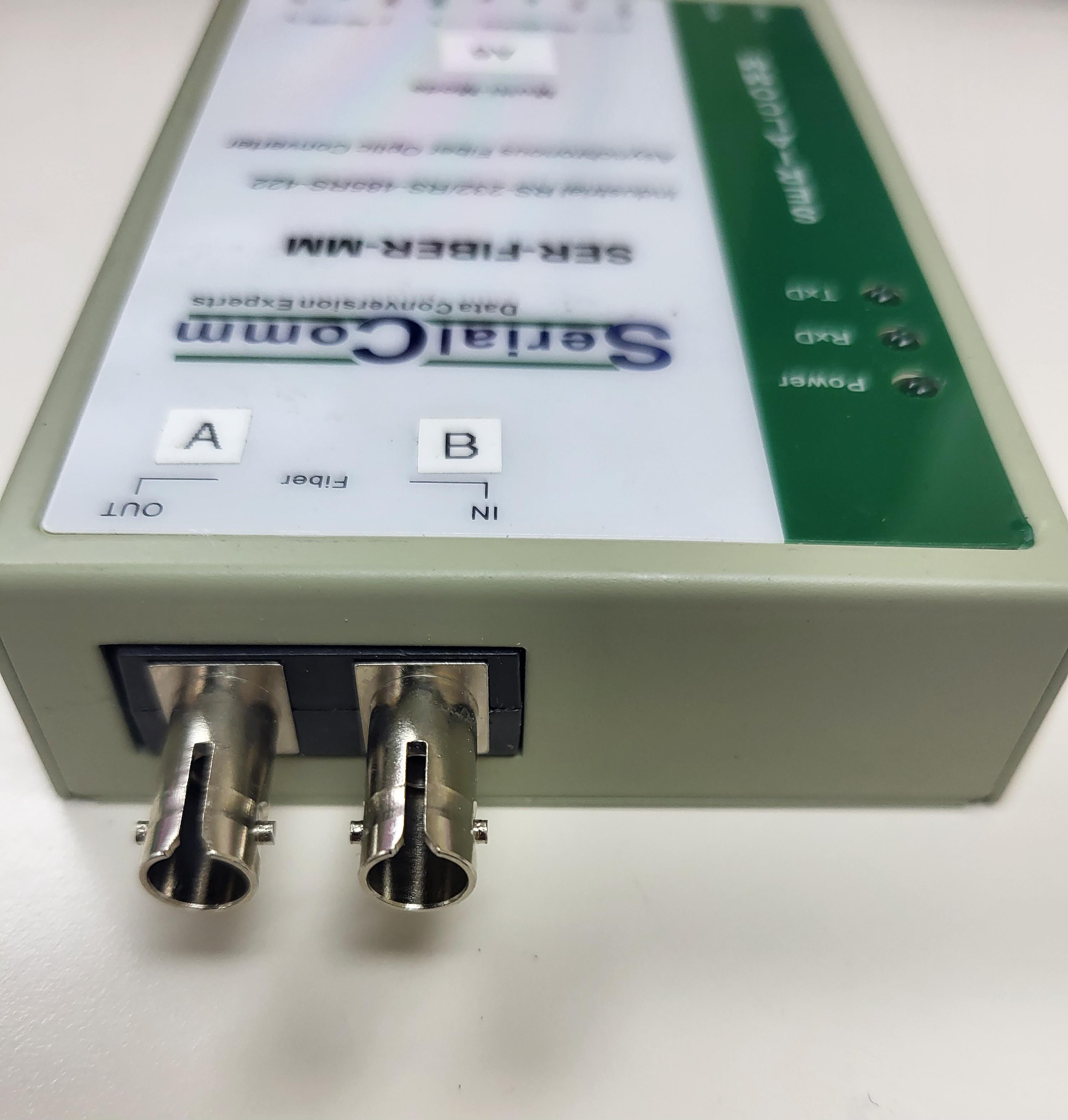 ASYNCHRONOUS FIBER OPTIC CONVERTER INDUSTRIAL RS-232/RS-485/RS-422(LOT OF 2) - Image 3