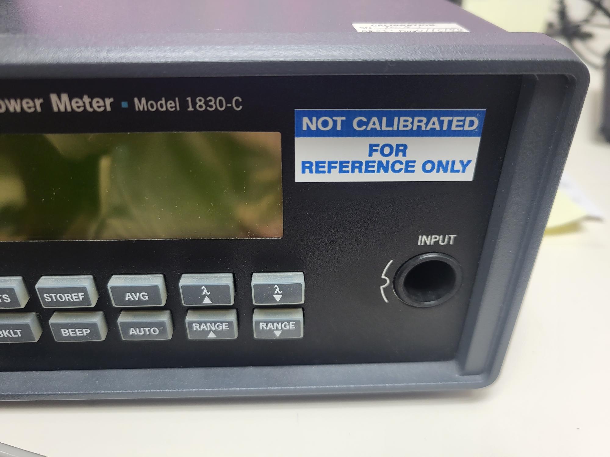 NEWPORT OPTICAL POWER METER MODEL 1830C Electronic Components
