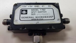 GENERAL MICROWAVE  RF PIN DIODE SWITCH RELAY MODEL 1782