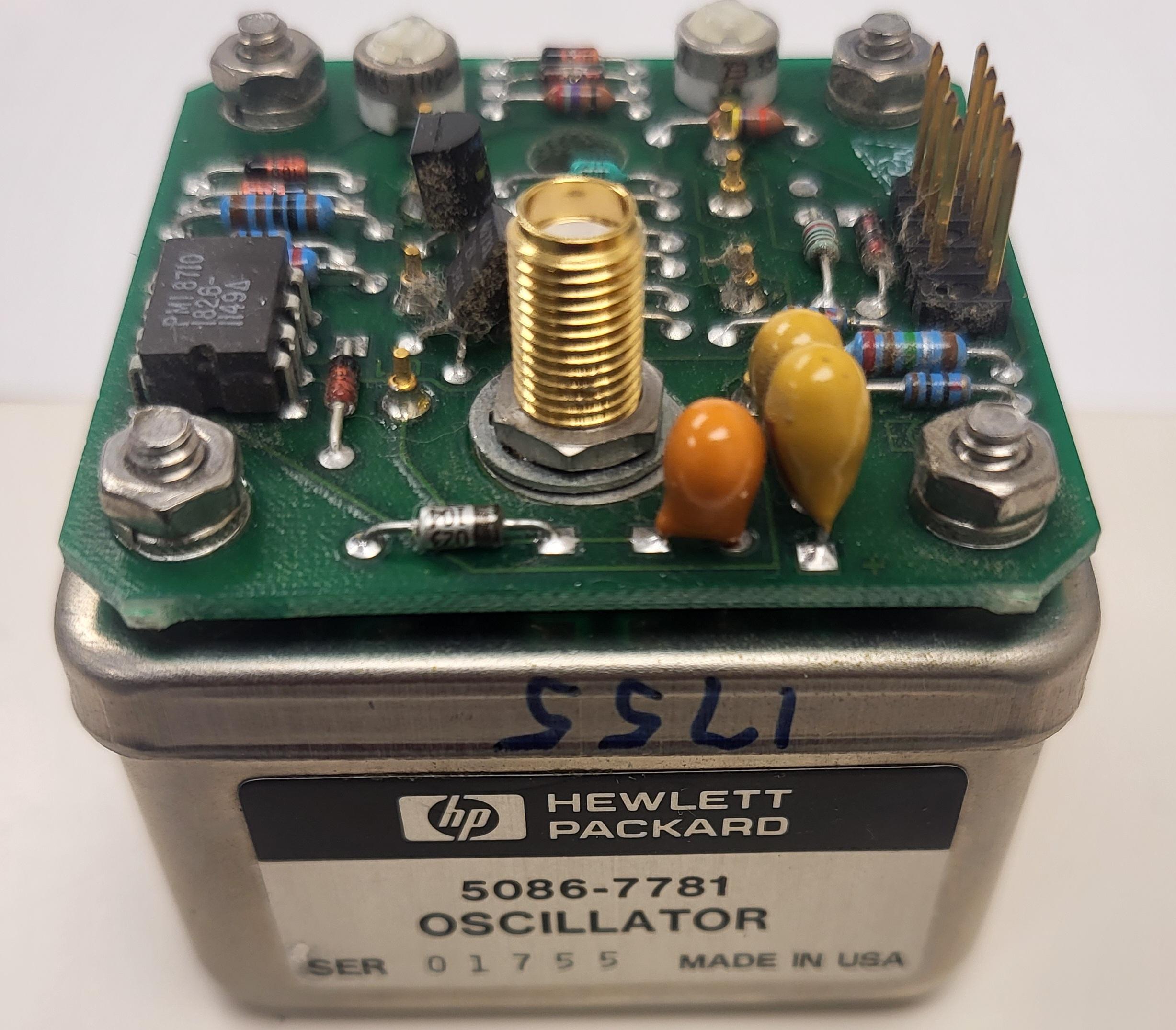 HEWLETT PACKARD 5086-7781 OSCILLATOR - Electronic Assembly