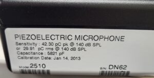 PIEZOELECTRIC MICROPHONE MODEL 2510 - Image 2