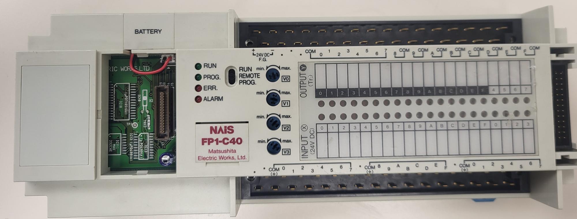 Matsushita NAIS FP1-C40 Control Unit AFP12442B - Industrial 