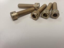 NAS1351-4H20P Socket Screw 1/4-28 x 1-1/4" Cap Drilled Plated  (lot of 65)