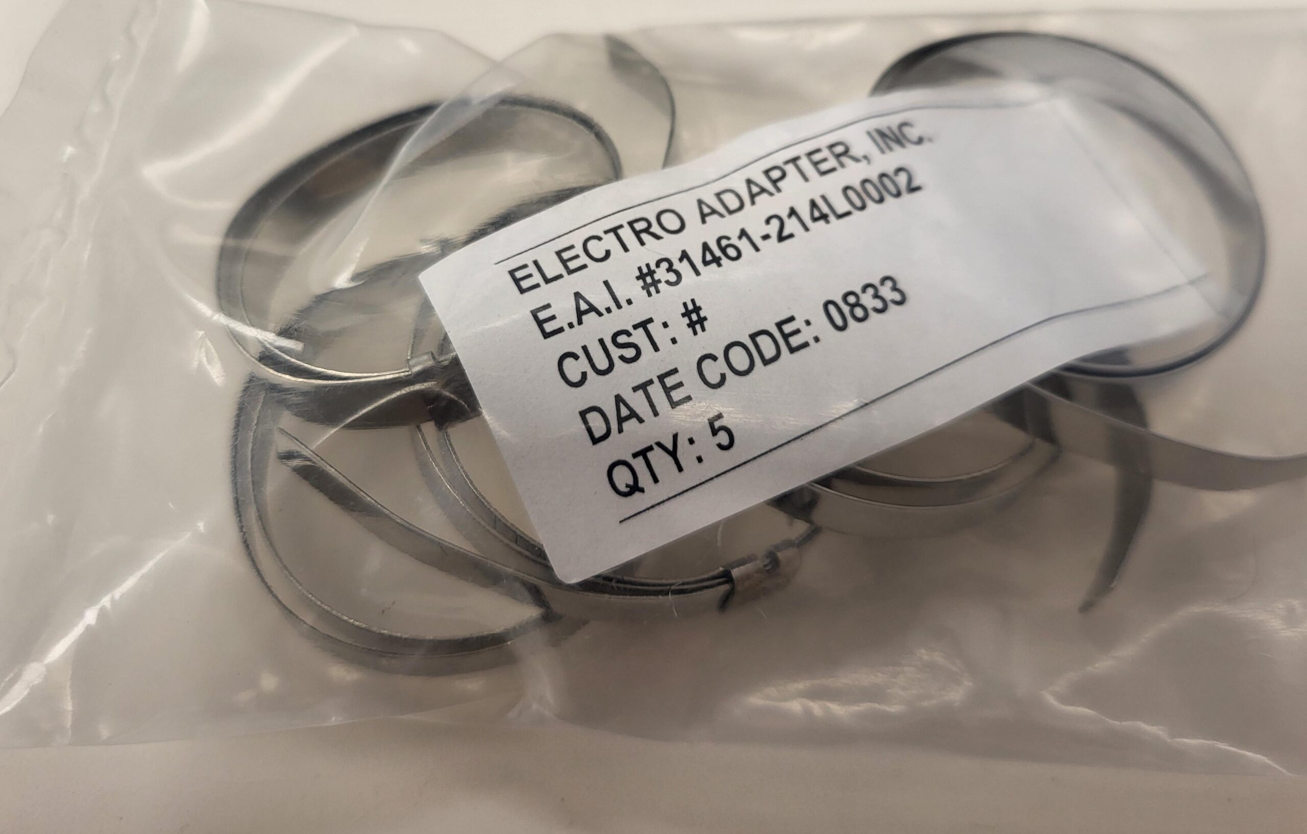Electro Adapter Inc. 1/4" Bands 31461-214L0002(Bags of 5) - Image 3