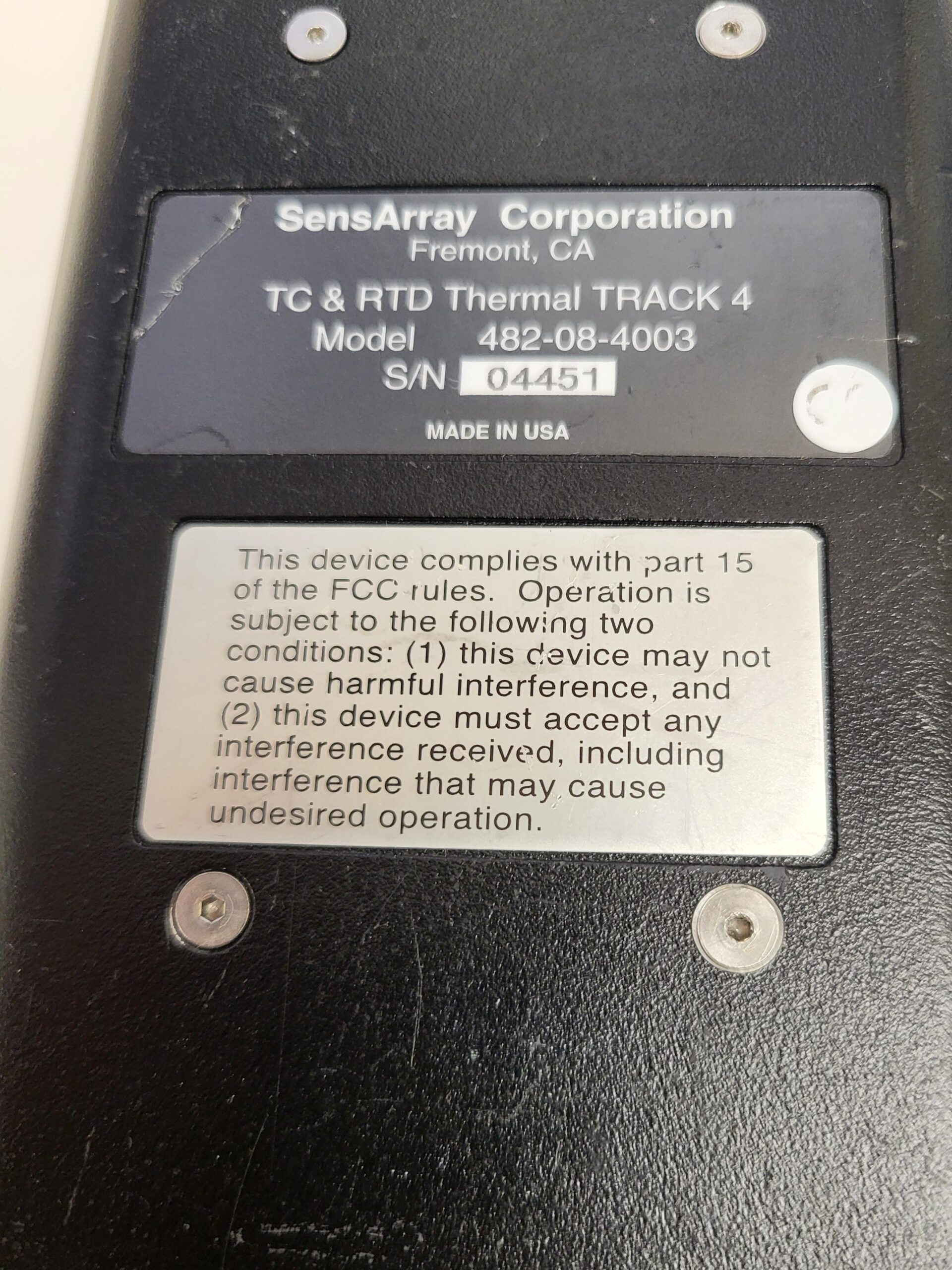 SensaArray Thermal Track 4 - Image 2