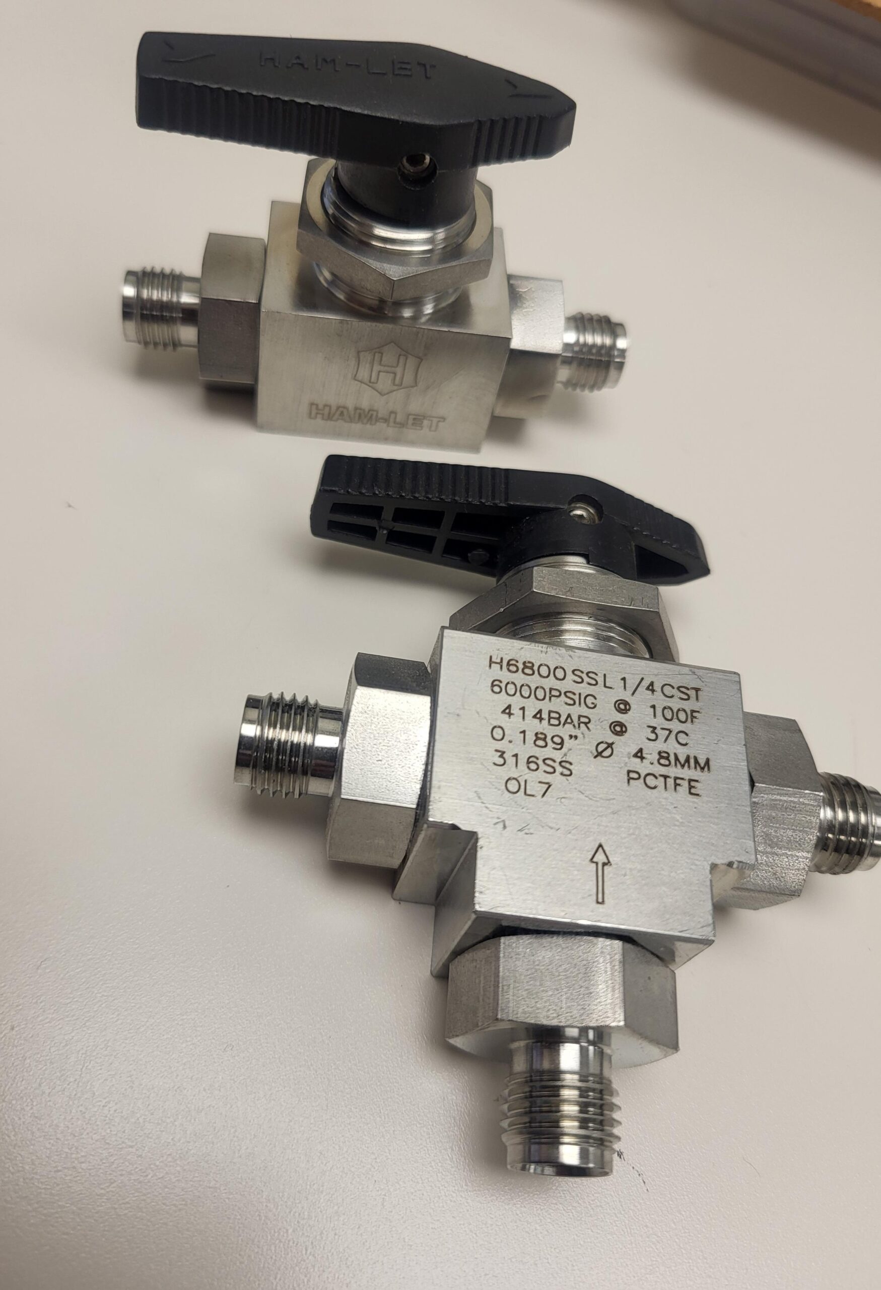 HAM-LET H6800SSL1 / 4 CST High-Pressure Ball Valve