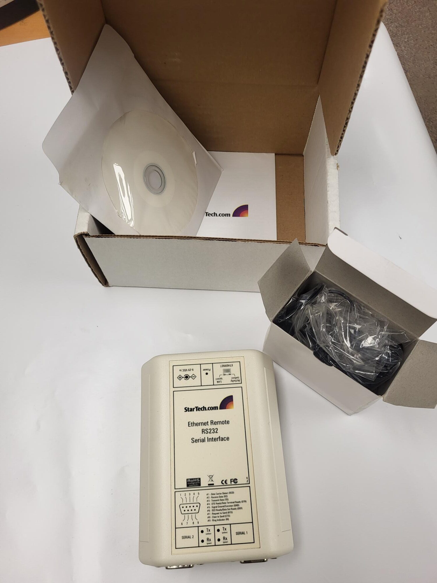 StarTech Ethernet Remote RS232 Serial Interface