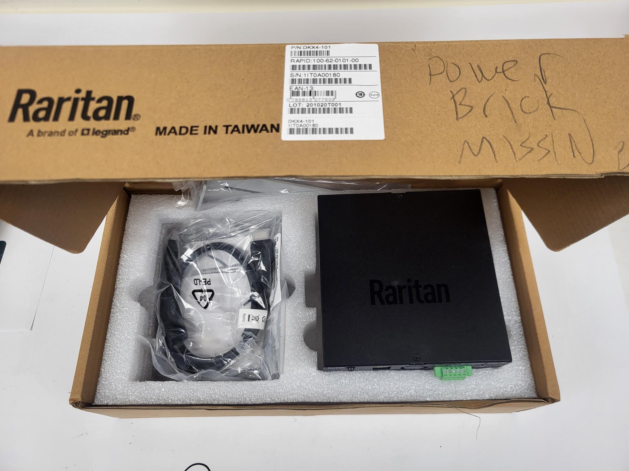 Raritan Dominion KX4-101 (DKx4-101) Single Port KVM-over-IP-Switch