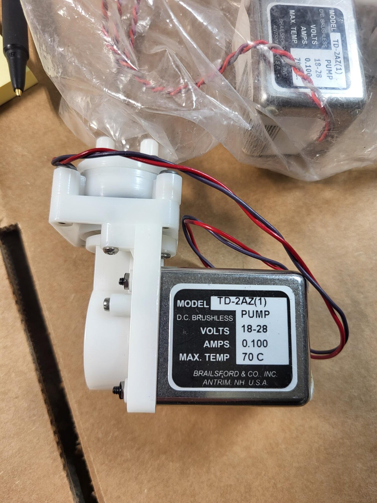 Brailsford TD-2AZ (1) D.C. Brushless Pump