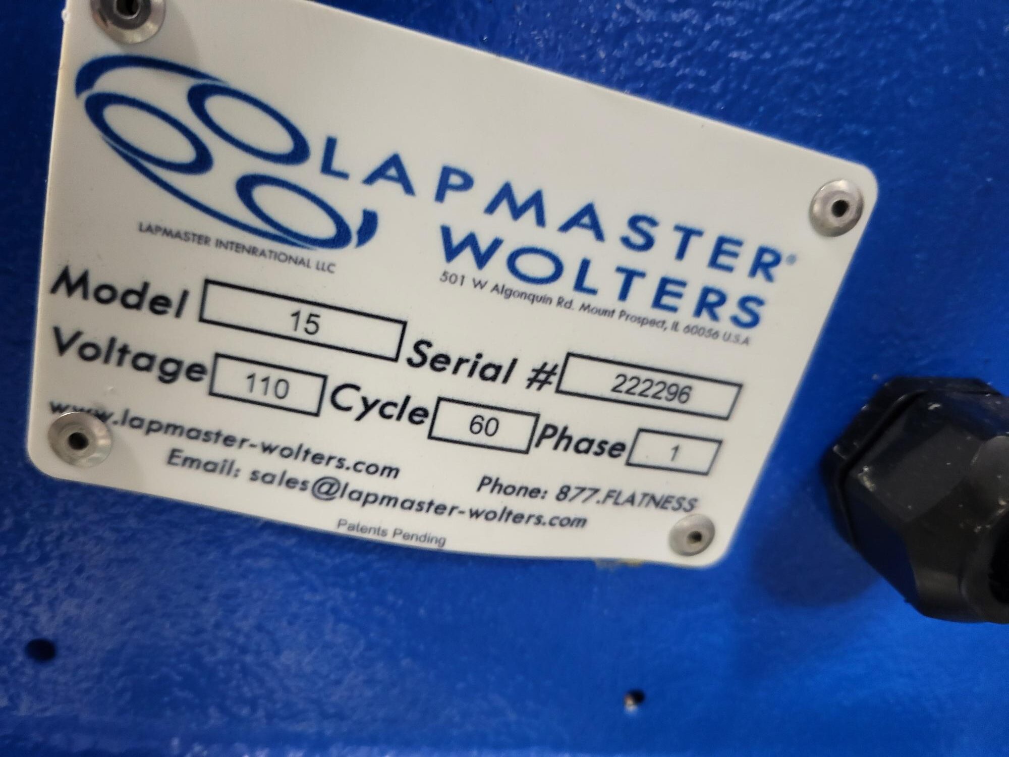 Lapmaster Wolters Model 15 Precision Lapping Machine - Image 8