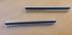 HDR Male Straight Dual Row Gold Header – S2011036-ND (lot of39)