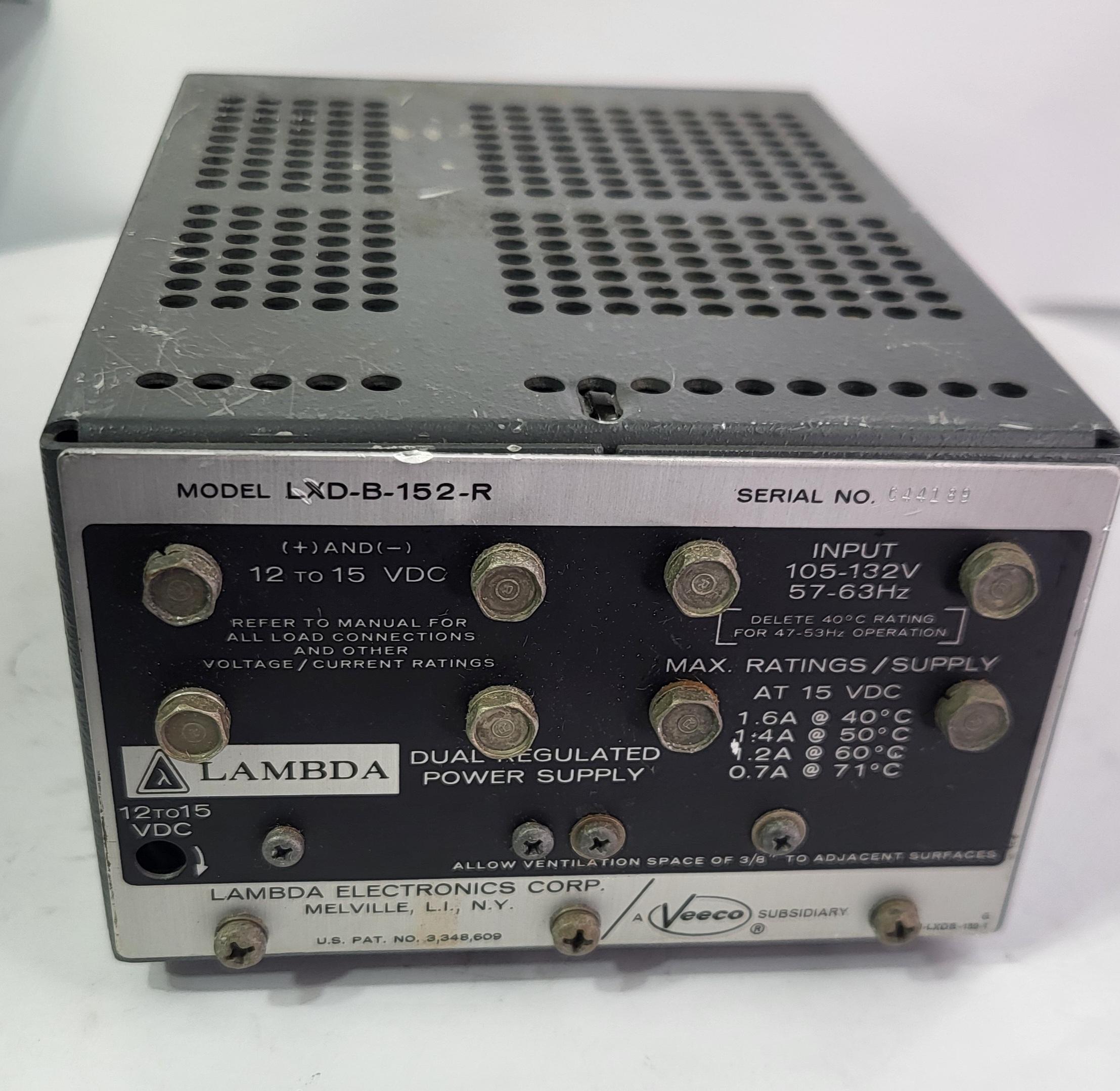 Lambda LXD-B-152-R Dual Regulated Power Supply