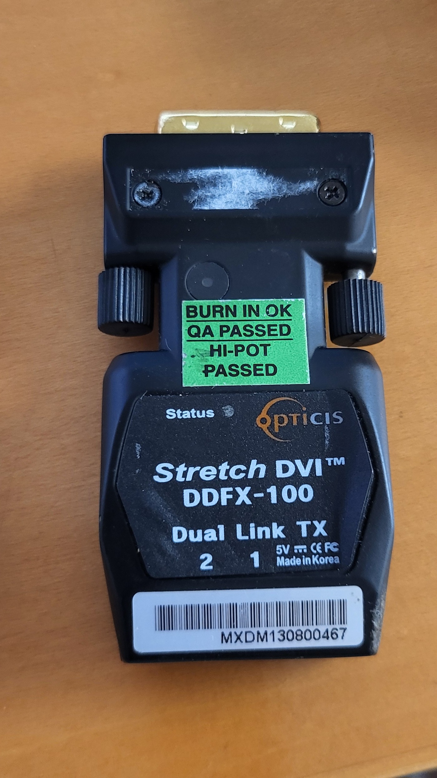 Stretch DVI DDFX-100 Dual Link TX Male Adapter Head - Image 2