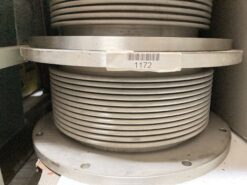 12 ID 17 inch OD Vacuum Bellows with 8 Bolt
