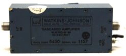 Watkins-Johnson Cascaded Amplifier