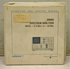HP 8566A Spec-A Operating & Service Manual