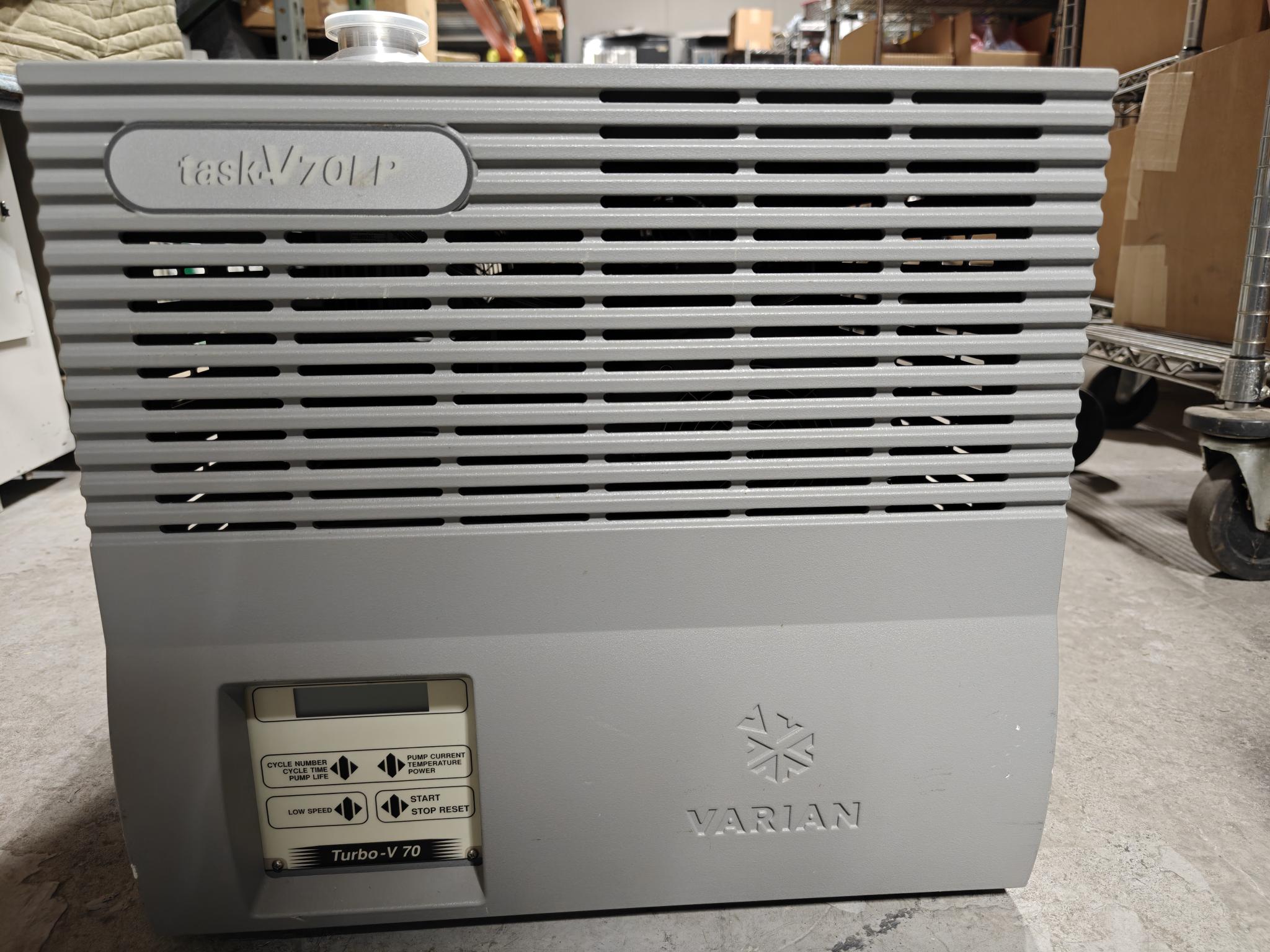 VARIAN V 70 Turbo Pump V70 Turbomolecular Pump System with Dry Pump