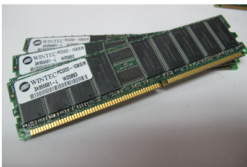 Wintec 1GB PC3200 memory (LOT OF 4)