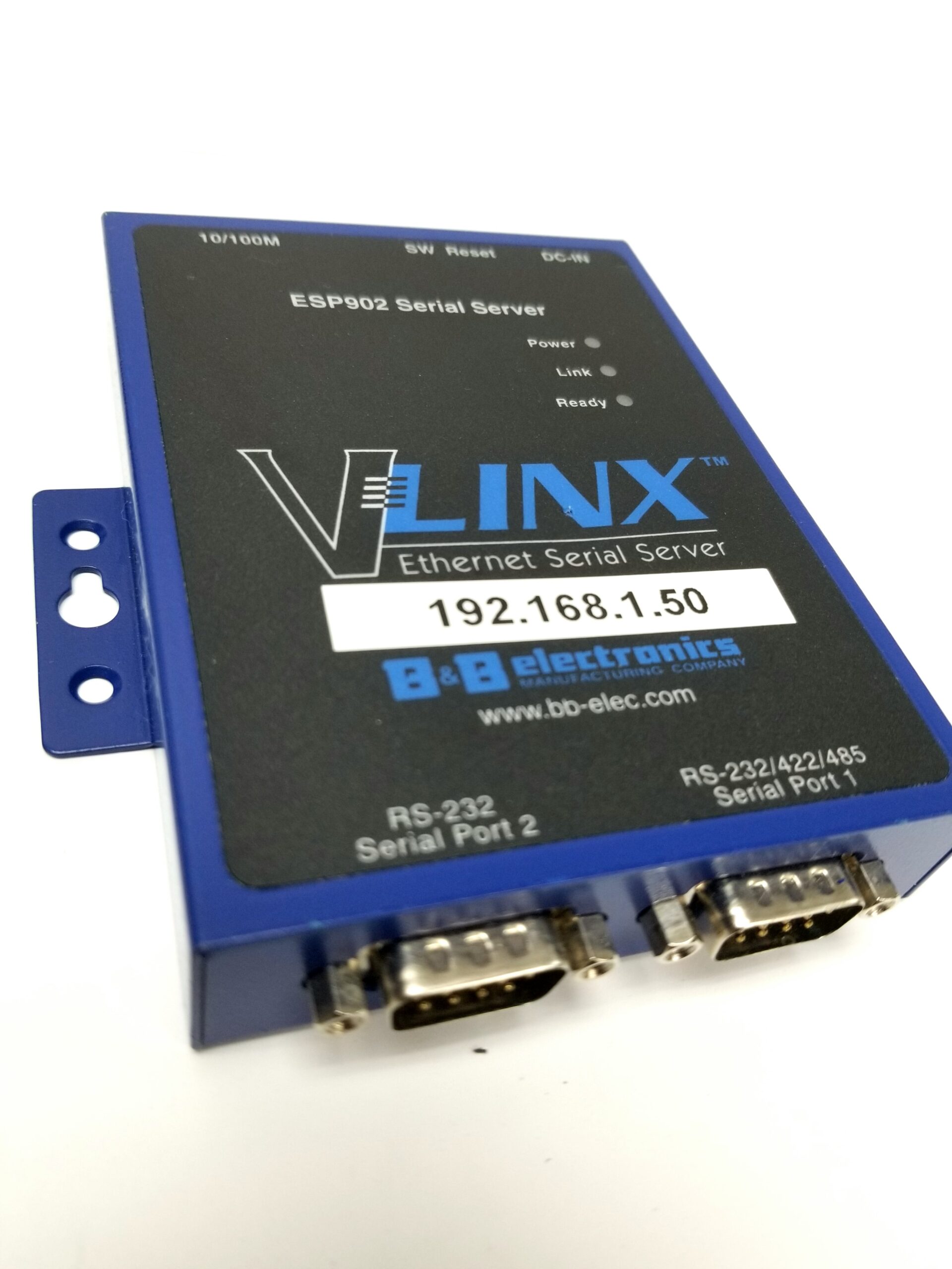 Vlinx ESP902 Dual Port Ethernet Serial Server - Servers and