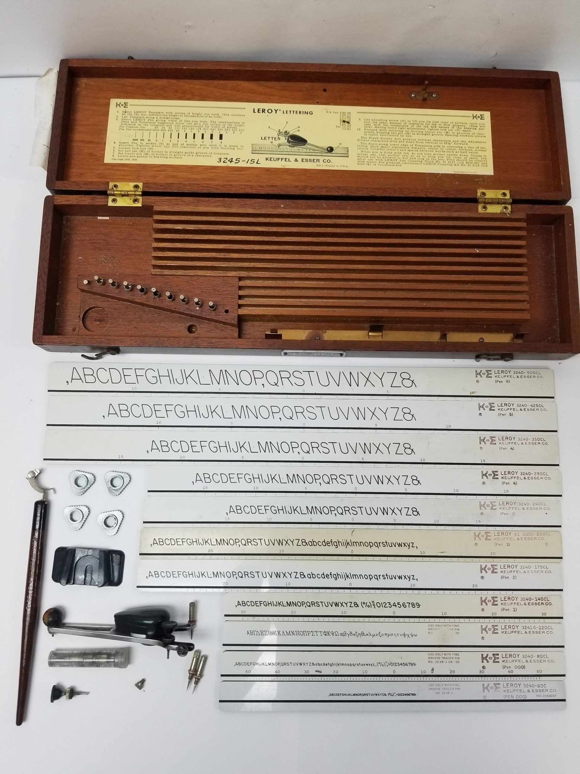 Keuffel & Esser Leroy Lettering Set - Industrial Equipment - BMI