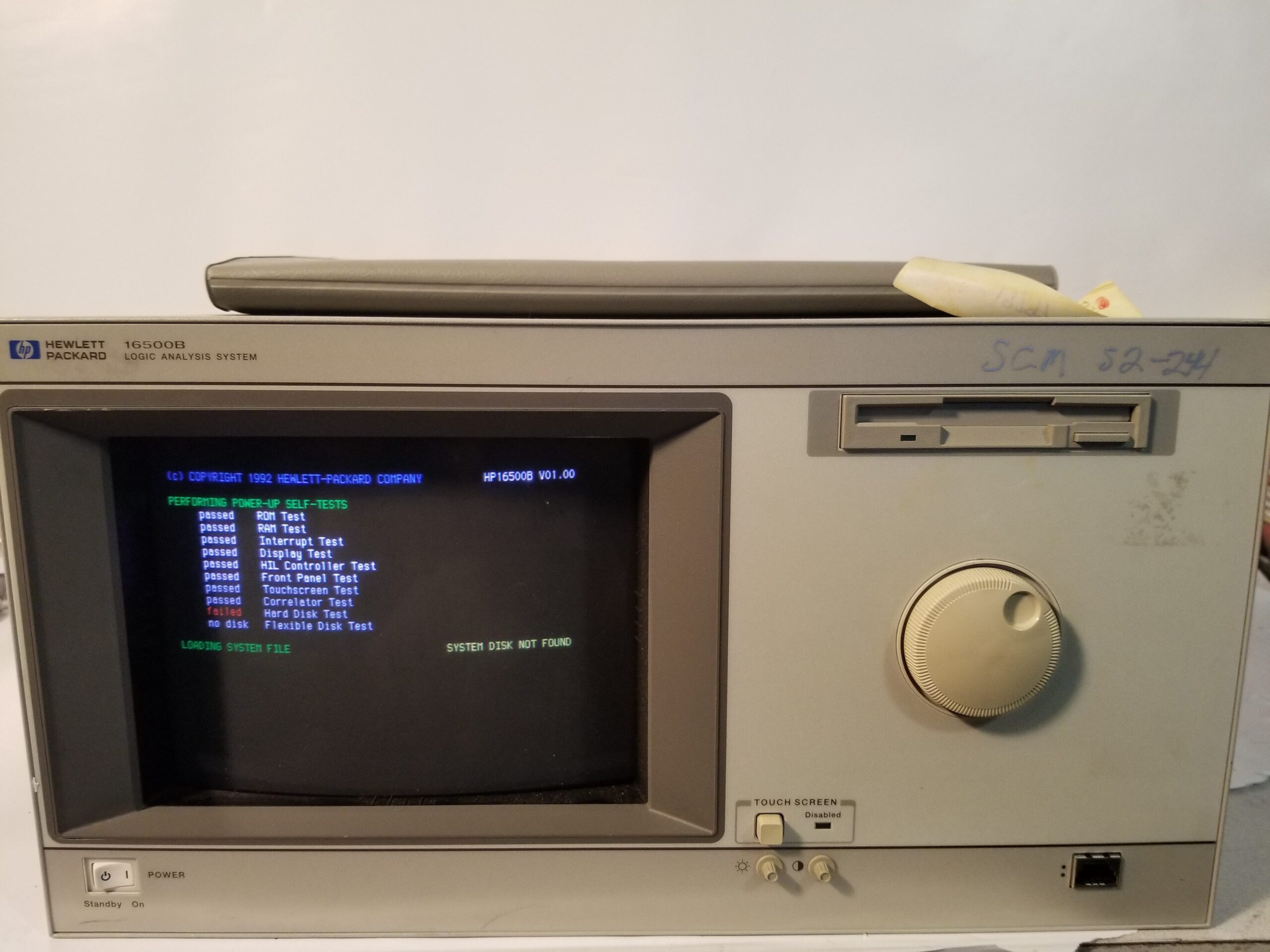 Hewlett Packard HP 16500B Logic Analysis System Mainframe