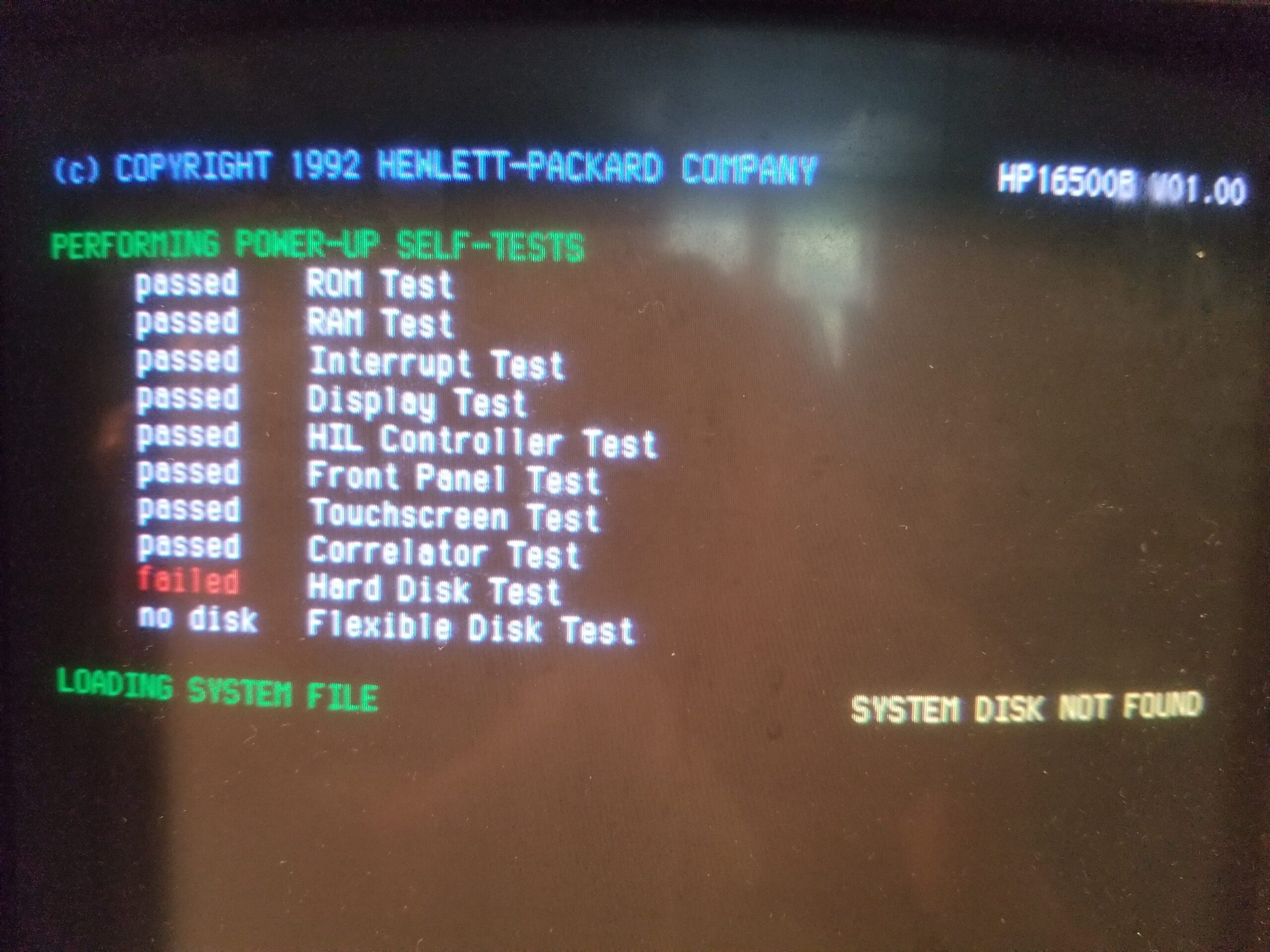 Hewlett Packard HP 16500B Logic Analysis System Mainframe