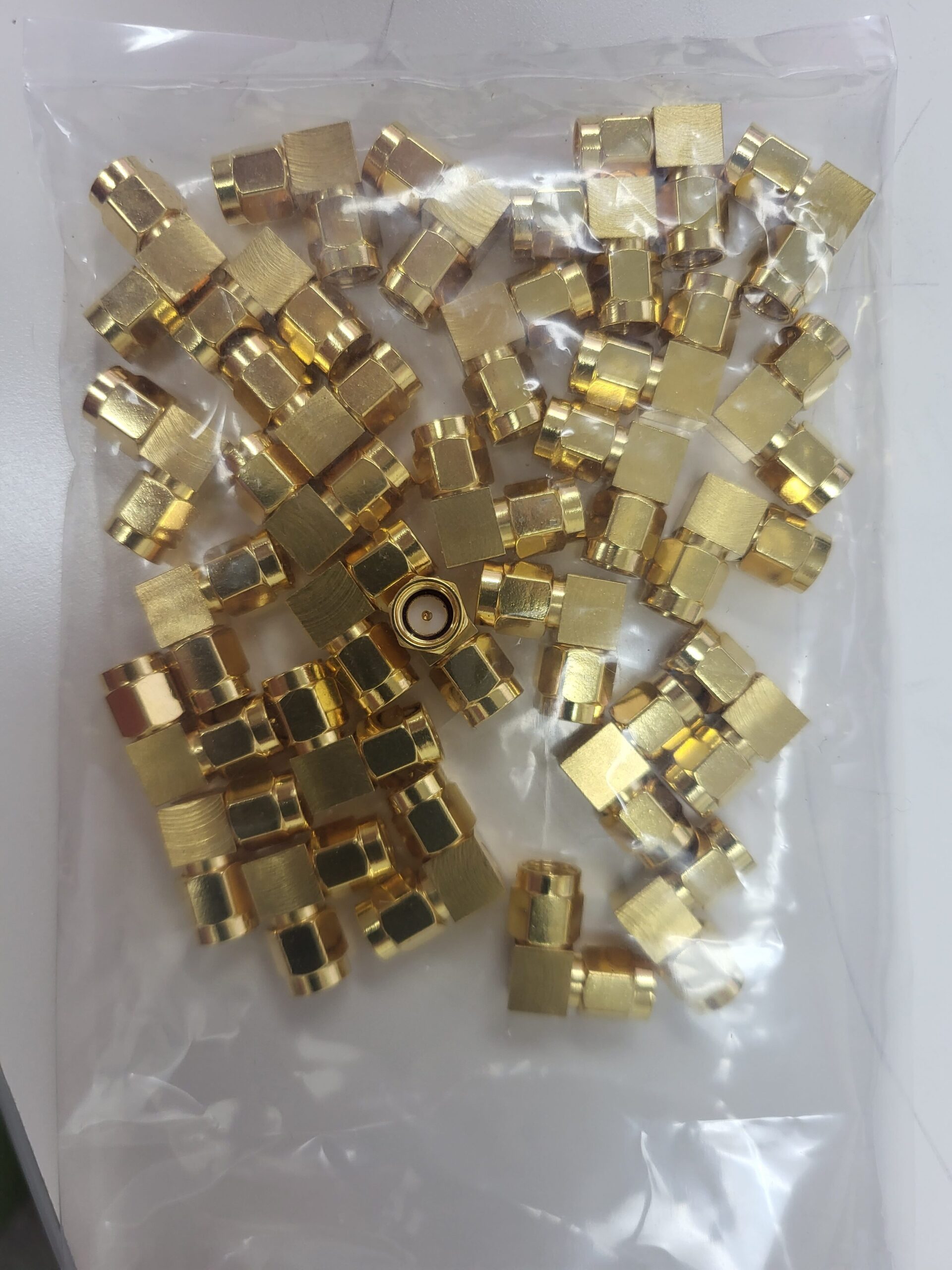 Gold Plated Right Angle SMA Male Adapters (set of 29)