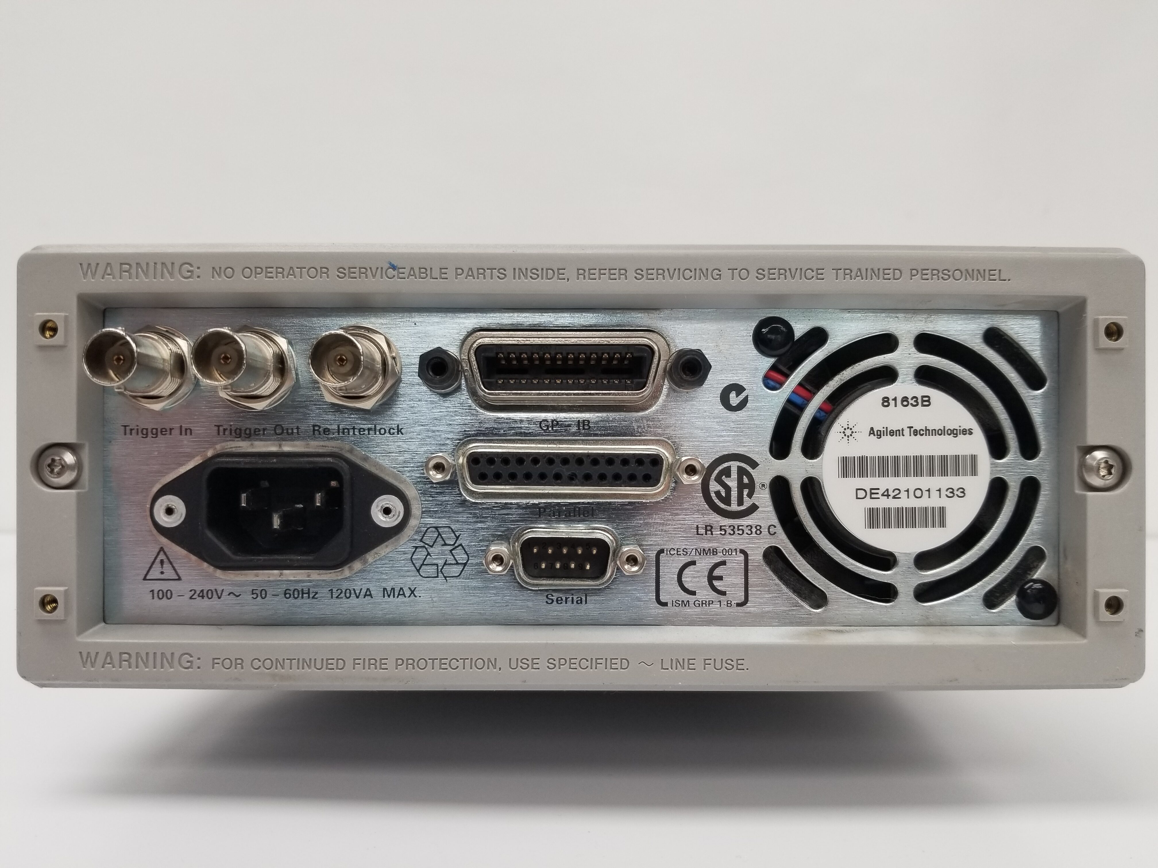 HP / Agilent 8163B Lightwave Multimeter - PARTS/REPAIR - Image 4