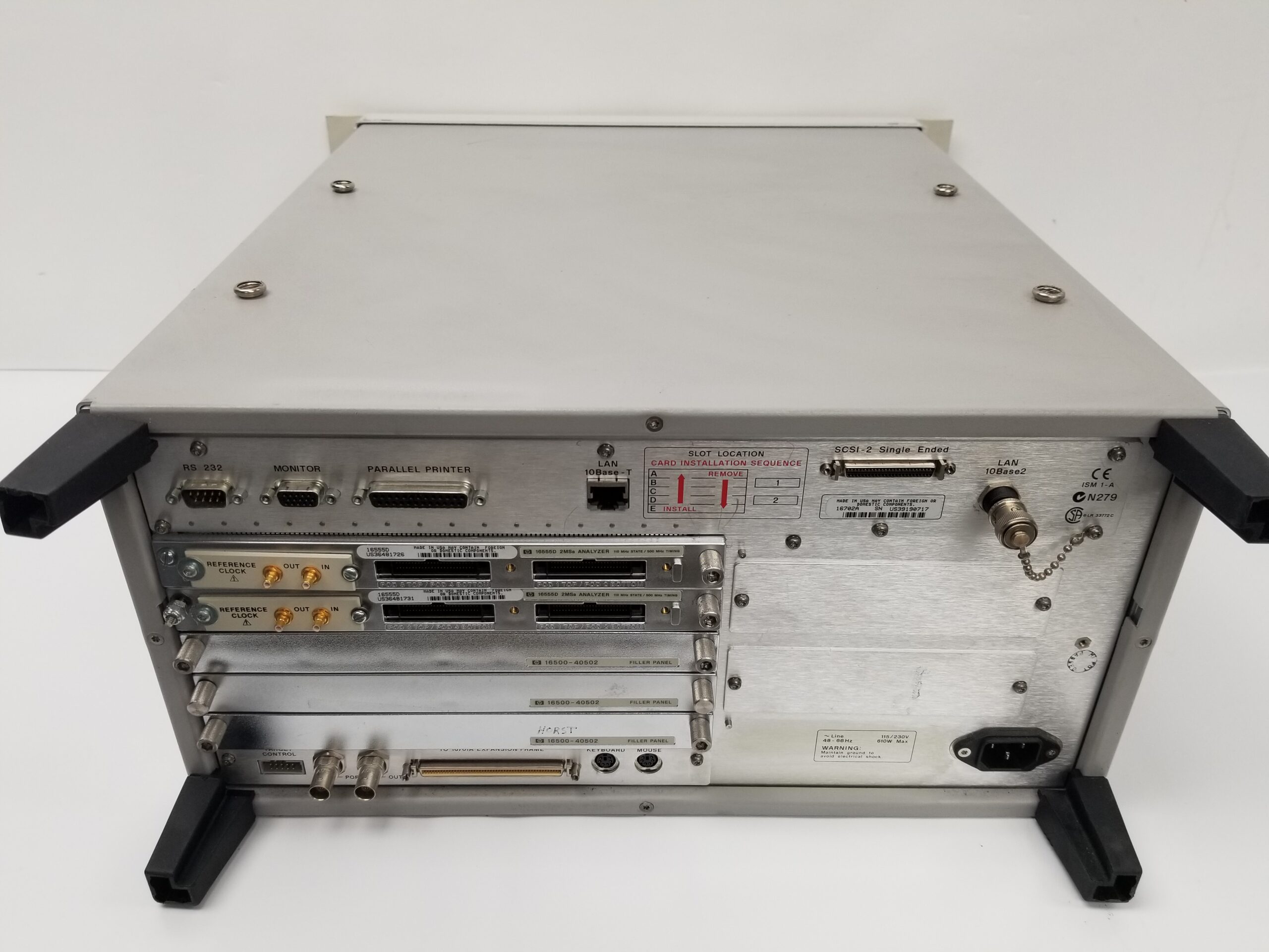 2点おまとめ HP 16702A LOGIC ANALYSIS SYSTEM ジャンク！現状で
