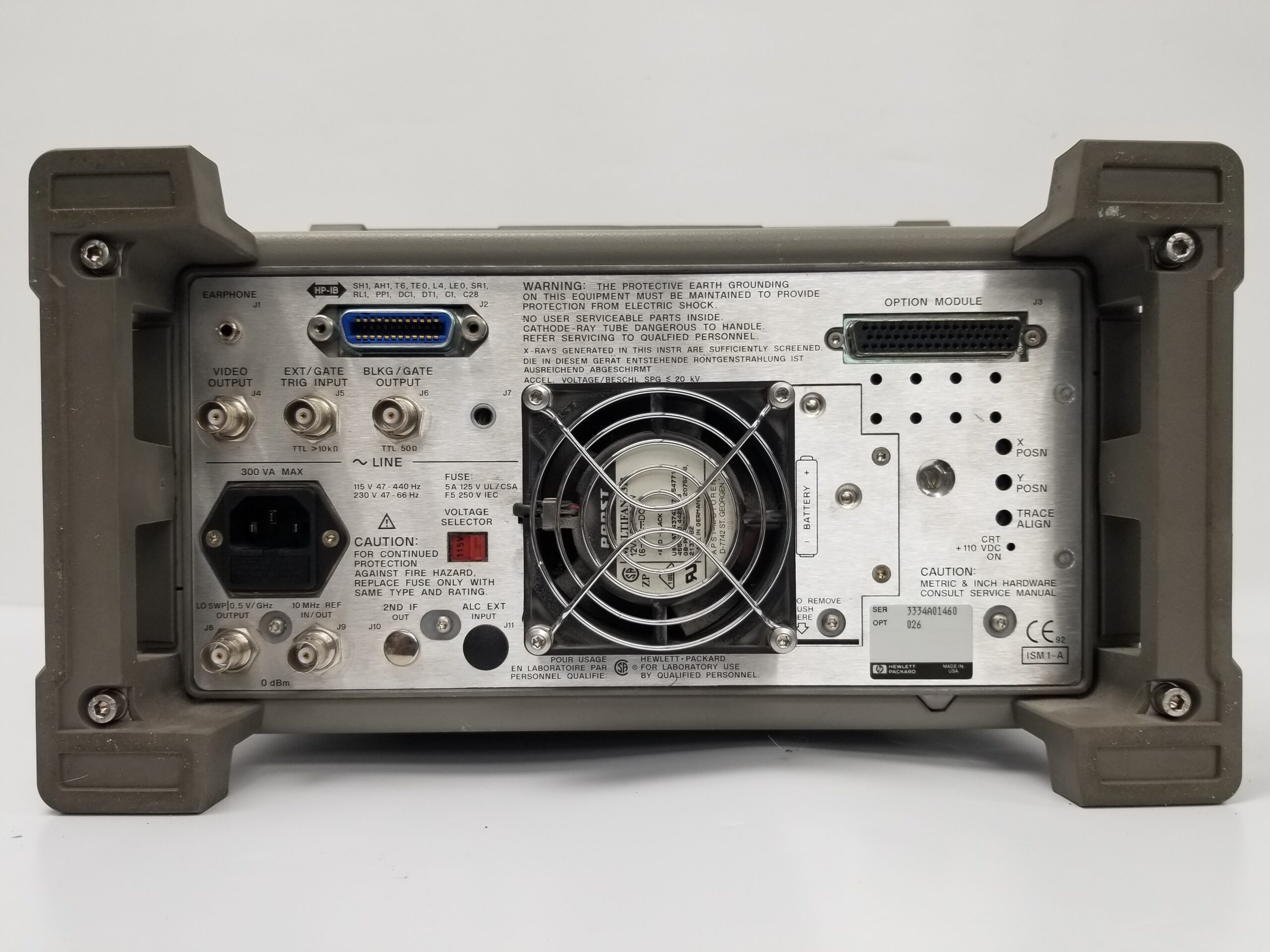 Hewlett Packard 8563E Spectrum Analyzer 9Khz-26.5Ghz opt026 Hewlett ...