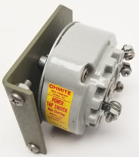 Ohmite 312-3 Power Tap Switch 3PST 300V.A.C. 30A