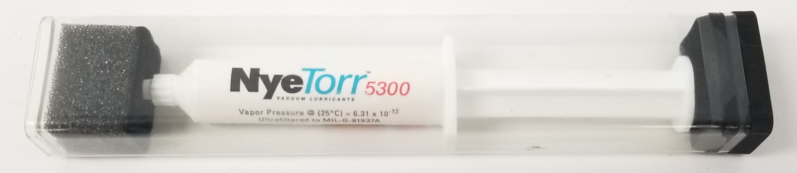 NyeTorr 5300 PTFE-Thickened Heavy Viscosity PFPE Vacuum Grease 10cc Syringe