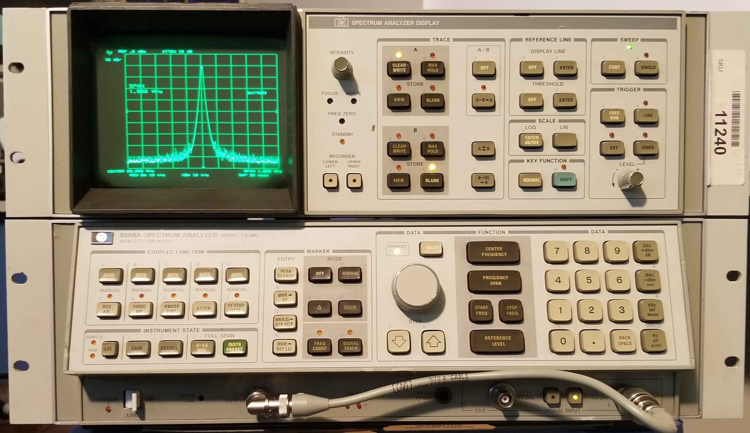 Hewlett Packard 8568A Spectrum Analyzer