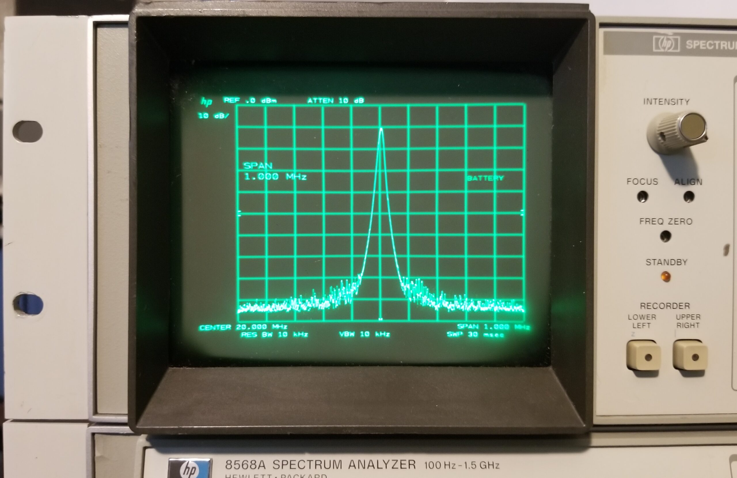 Hewlett Packard 8568A Spectrum Analyzer