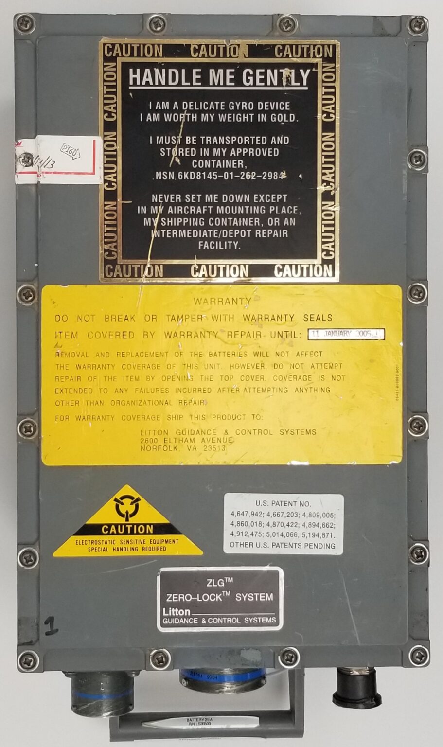 Litton System Litton 800990-2 LTN-92 Inertial Navigation System