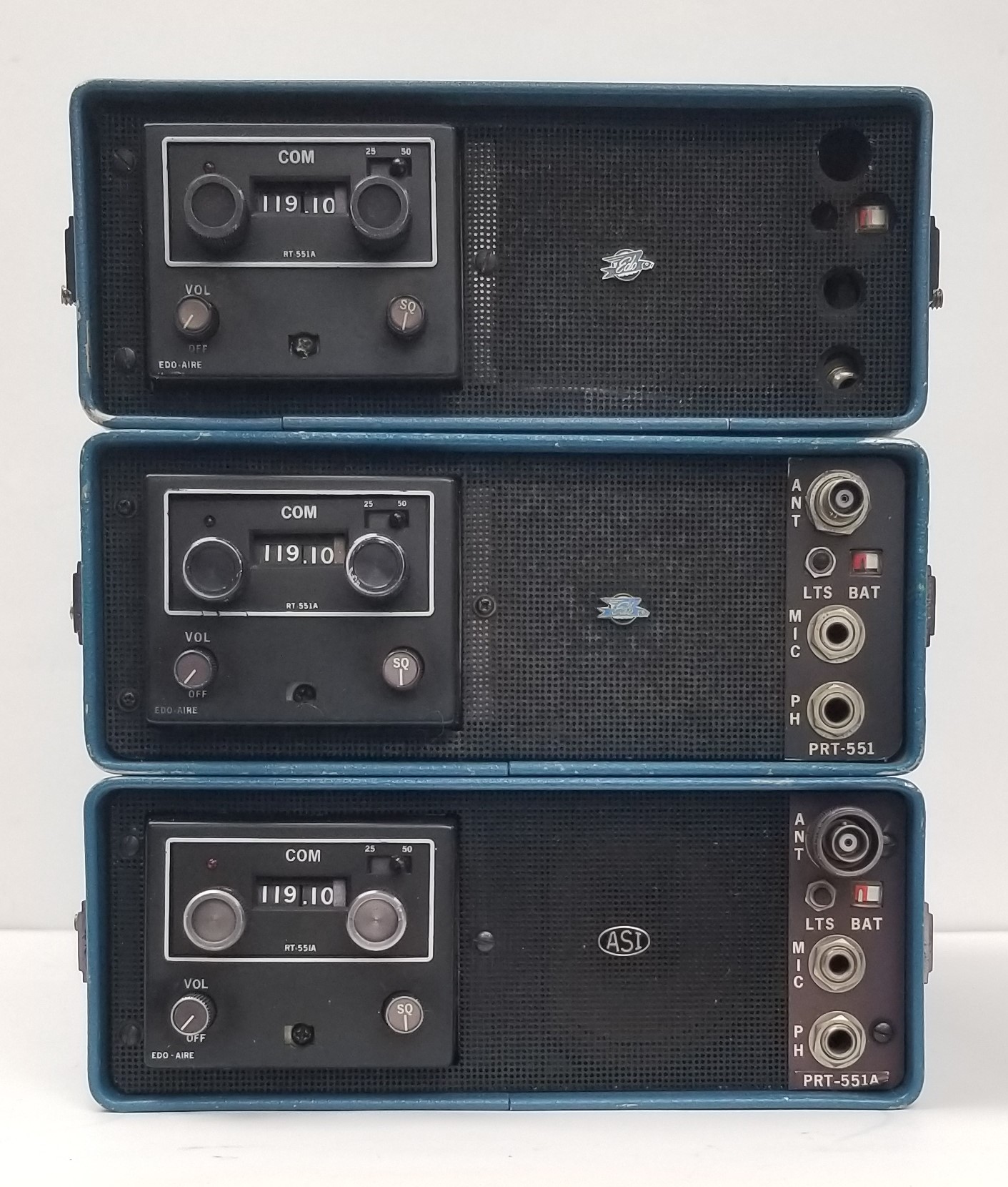 Lot of 3 Edd-Aire PRT-551A 118505 Portable Transceivers