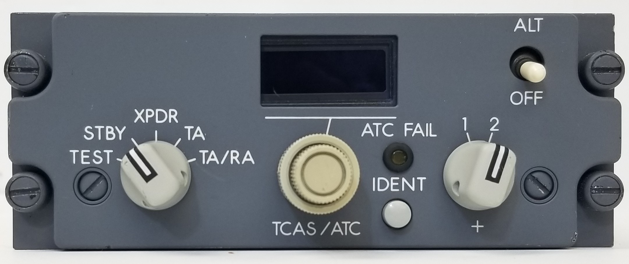 Collins TTC-920 Aircraft TCAS Transponder Control Panel 622-8974-001