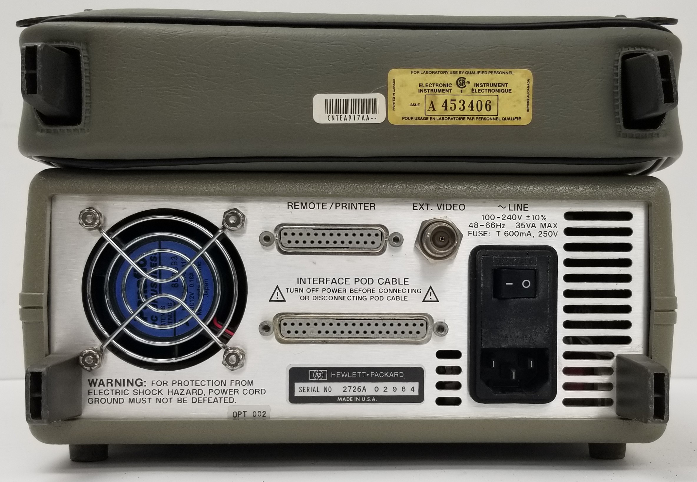 HEWLETT PACKARD 82902M 1台 HEWLETT PACKARD 82902M 1台 The HP 85