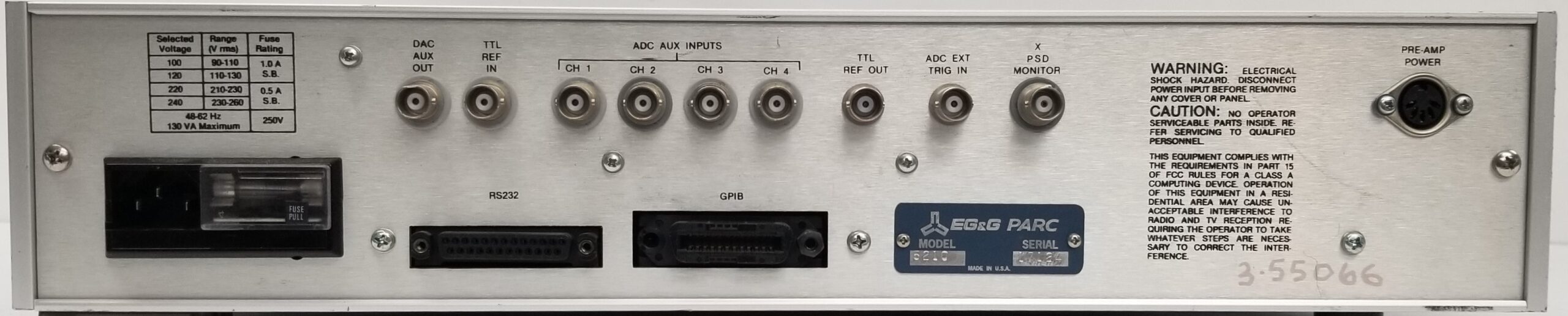 Princeton Applied Research 5310 Lock-In Amplifier - Image 3