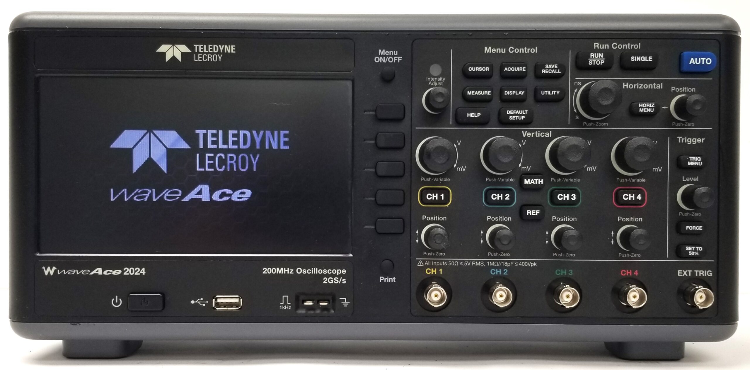 Lecroy WaveAce 2024 200MHz 4 Channel Color Digital Oscilloscope for PARTS/REPAIR