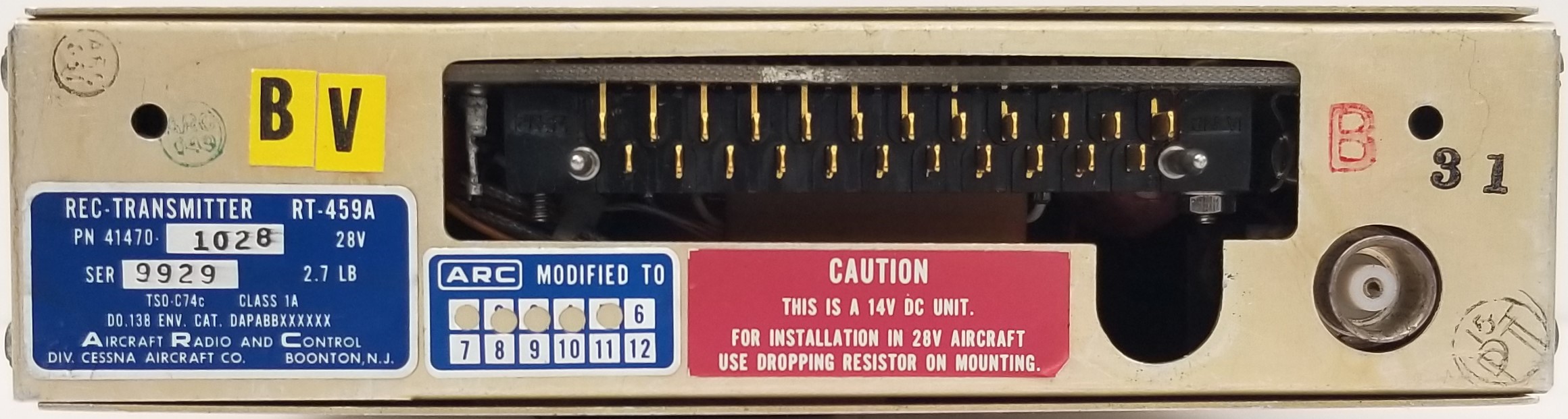 Aircraft Radio and Control RT-459A 41470-1028 Transponder - Image 3