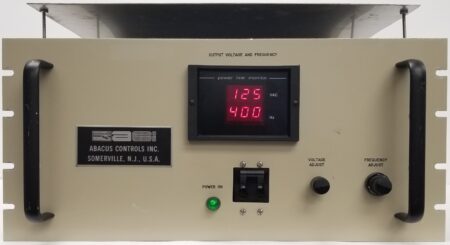 Abacus Controls Inc. Model 113-2 A.C. Frequency Converter 120V.A.C. 50/60Hz Input to 100-130V.A.C. 350-450Hz 1KVA Output