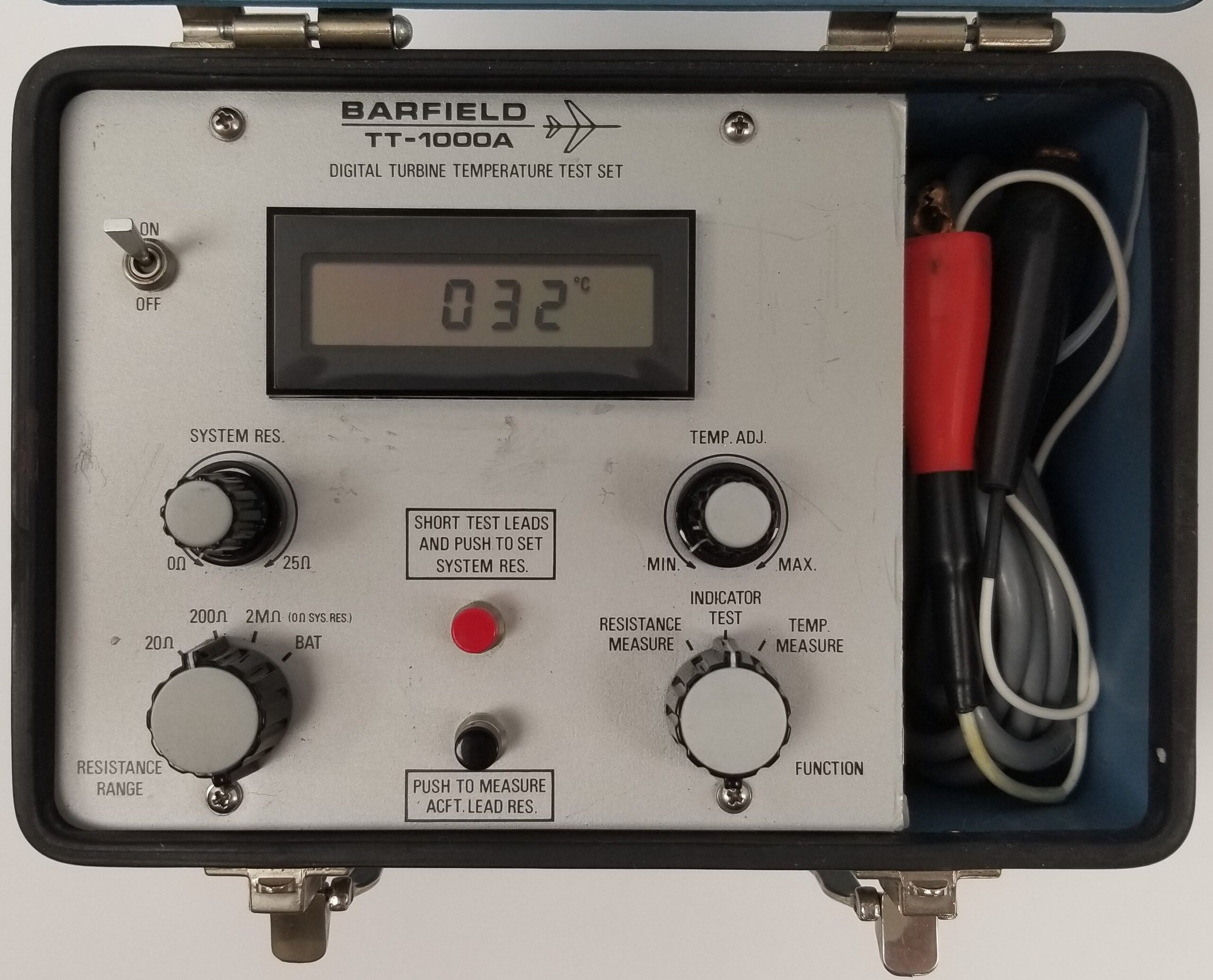 Barfield TT1000A 10100901 Digital Turbine Temperature Test Set