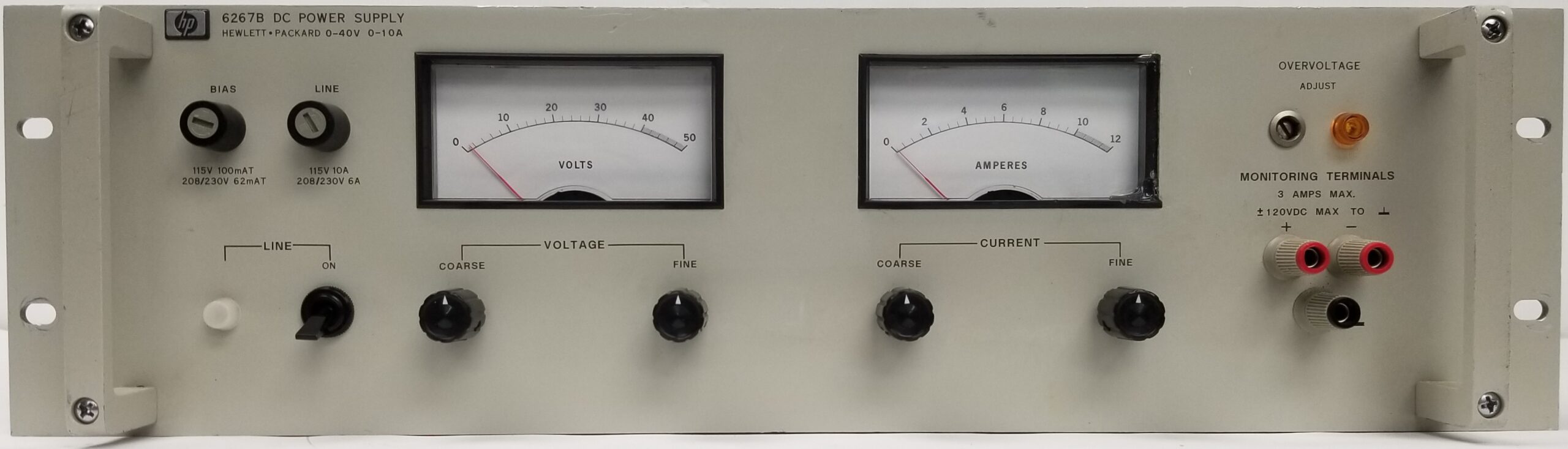Hewlett Packard 6267B D.C. Power Supply 0-40V 0-10A
