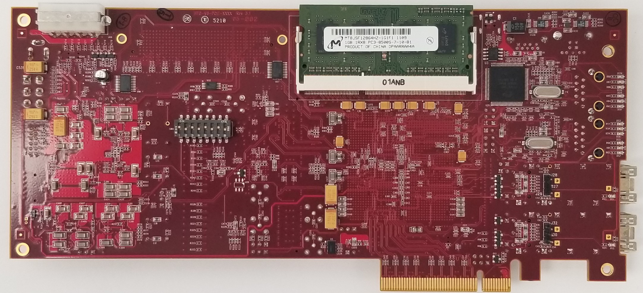 Xilinx Virtex™ 6 PCI Express Gen 2 / SFP / USB 3.0 Development