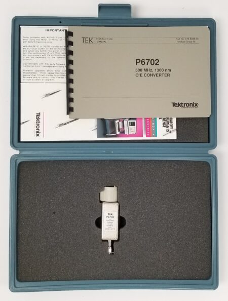Tektronix P6702 Optical Electrical Converter 500 MHz 1300nm