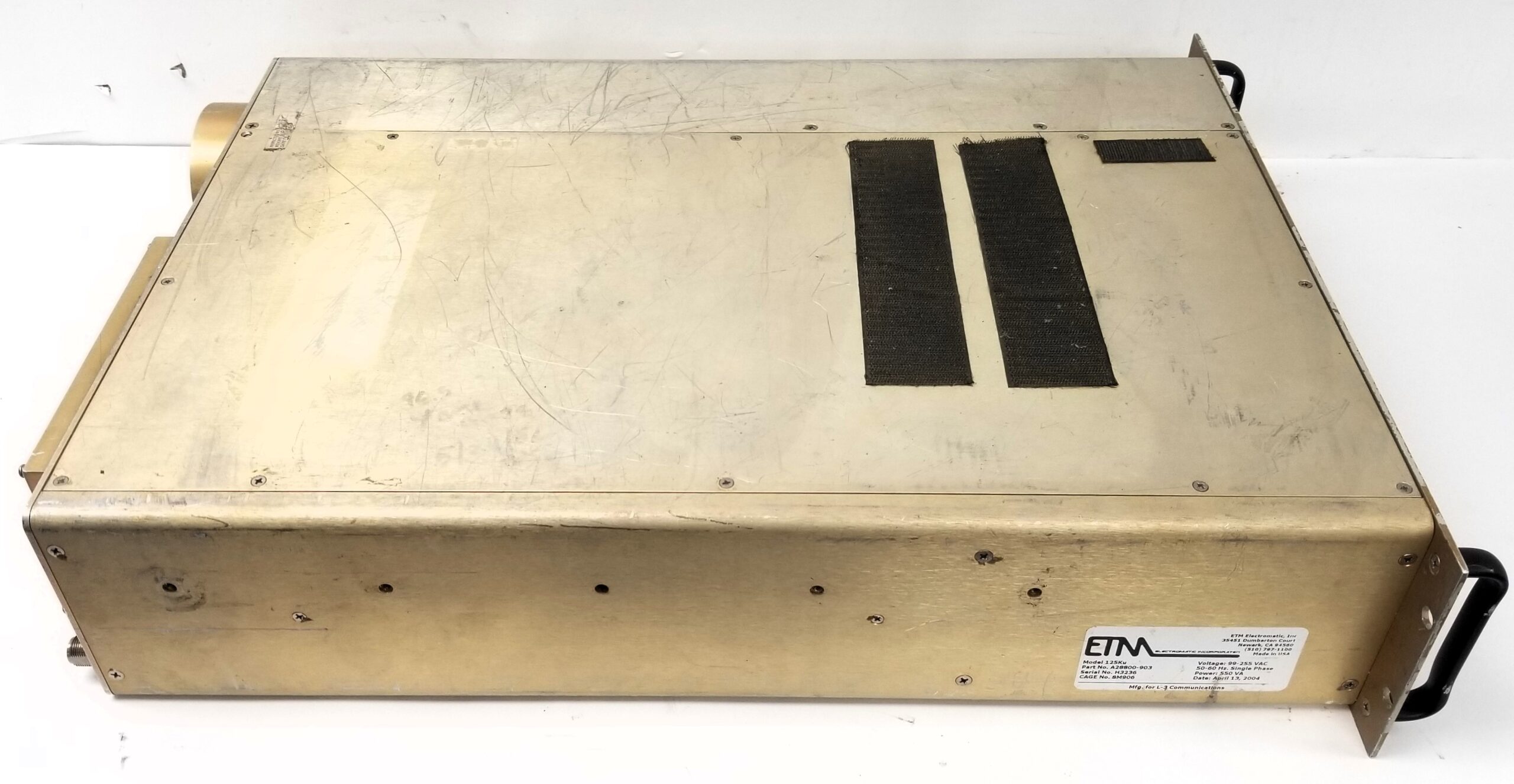 ETM Electromatic Inc. 125Ku Traveling Wave Tube Amplifier - Image 4