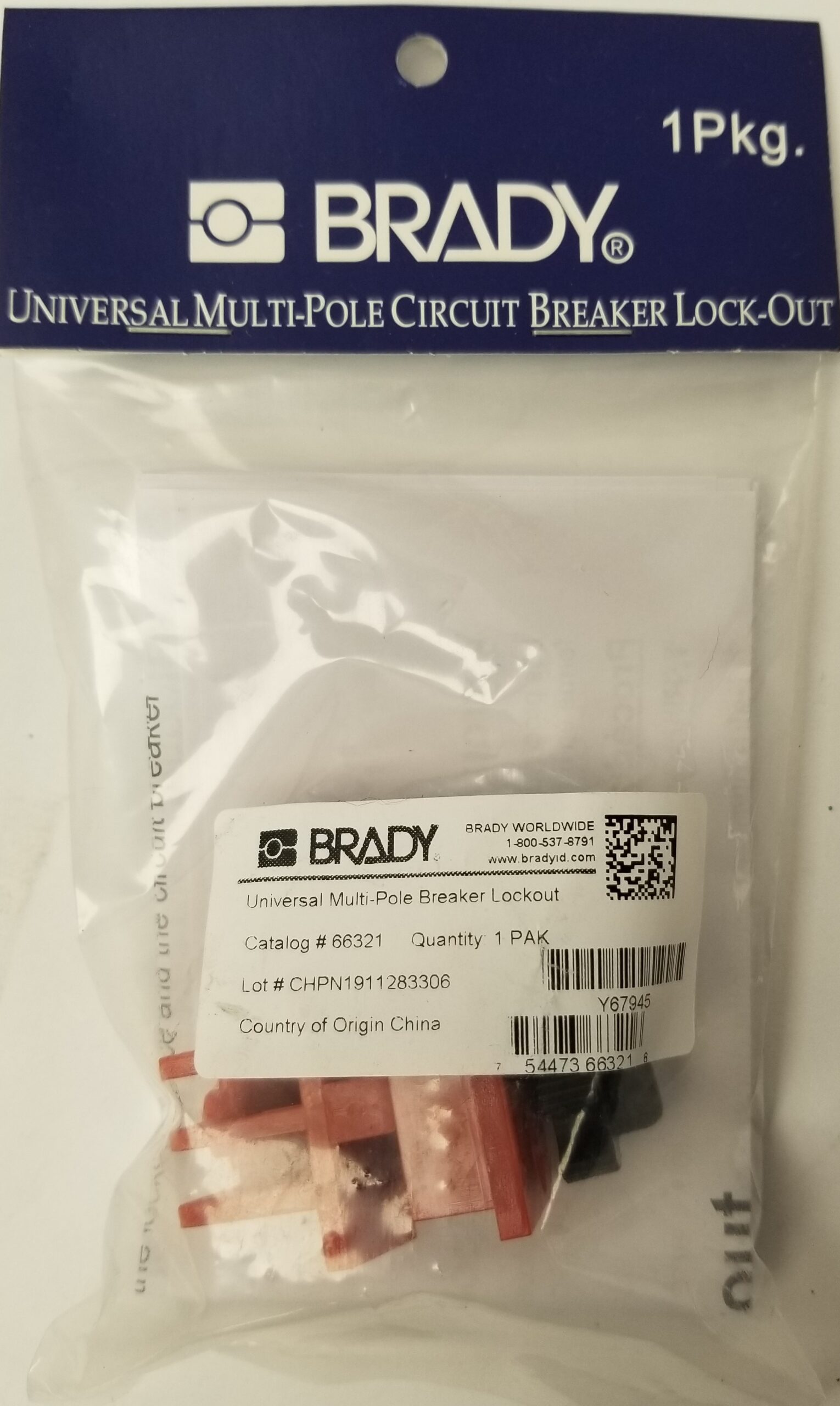 Brady 66321 Universal Multi-Pole Circuit Breaker Lock-Outs - Lot of 12